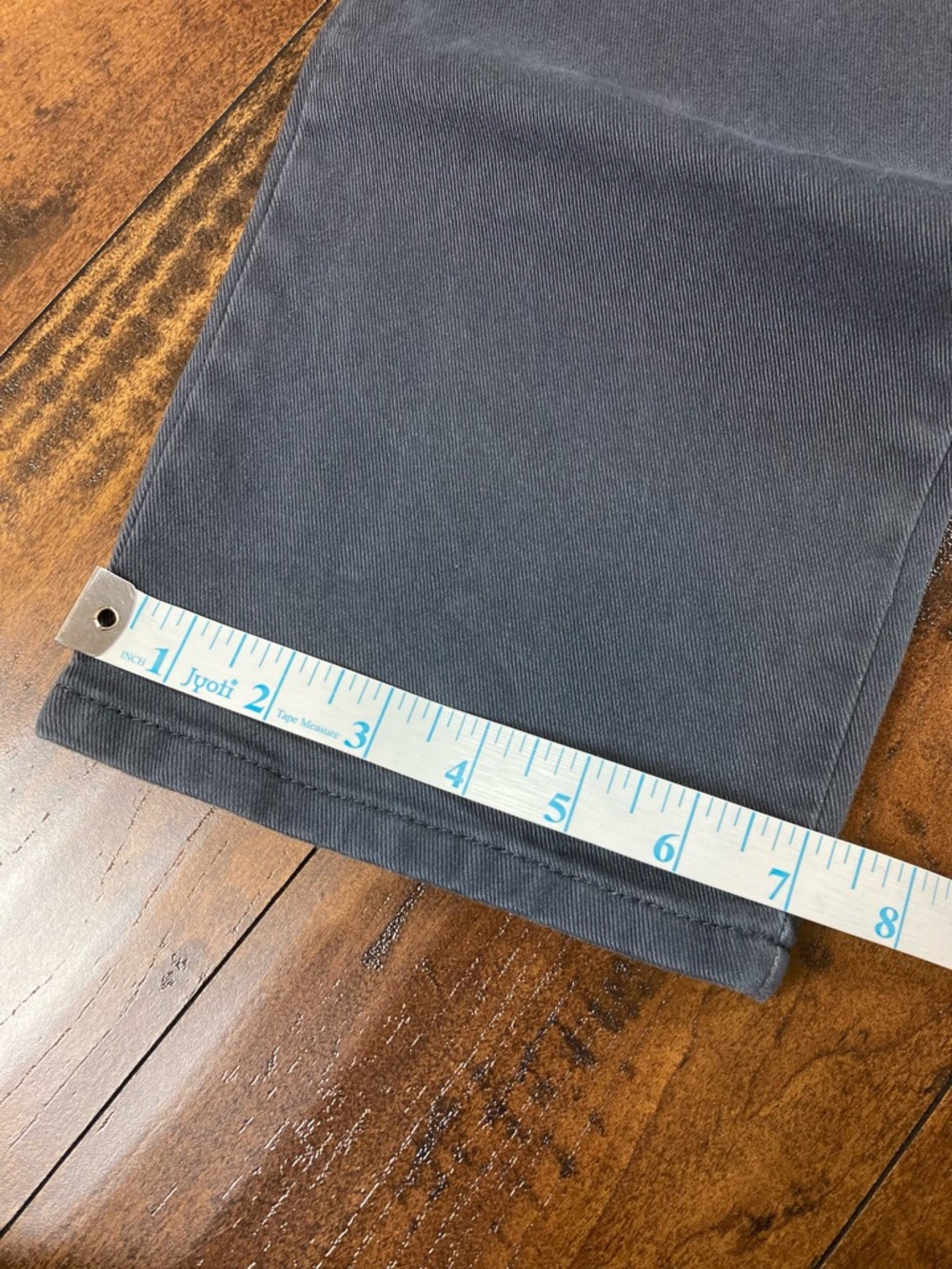 GLORIA VANDERBILT Women’s Amanda Jeans Charcoal Gray Straight Leg Size 8 Short - Picture 11 of 13